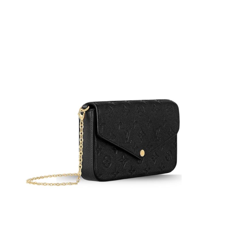 Louis Vuitton Félicie Pochette Monogram Empreinte Black For Women 21cm/8.3in M82477
