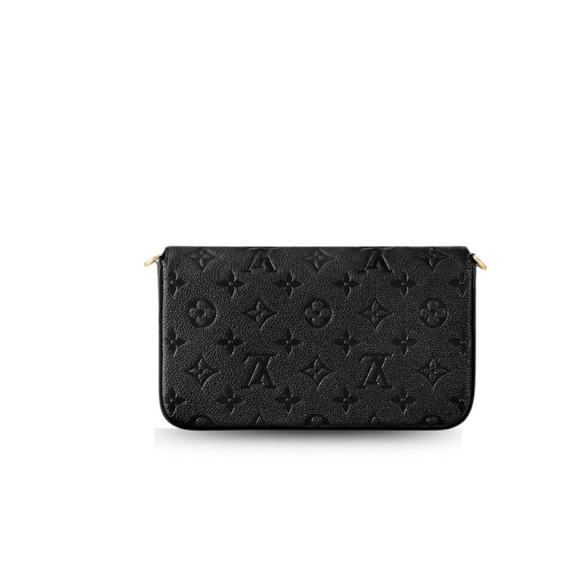 Louis Vuitton Félicie Pochette Monogram Empreinte Black For Women 21cm/8.3in M82477