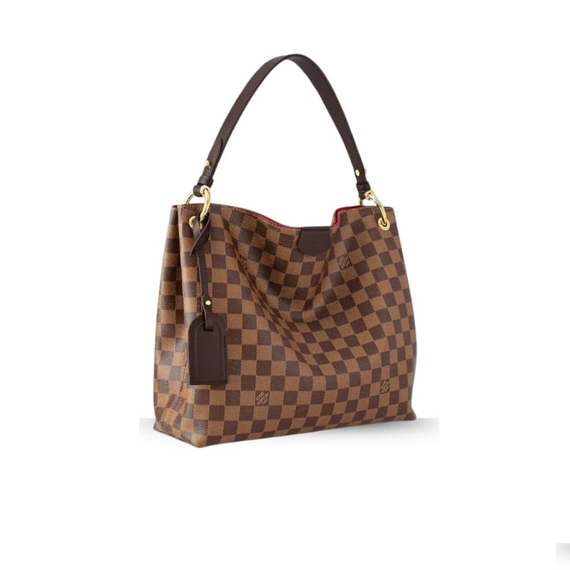 Louis Vuitton Graceful PM Damier Ebene For Women 35 Cm/ 13.8 In N44044