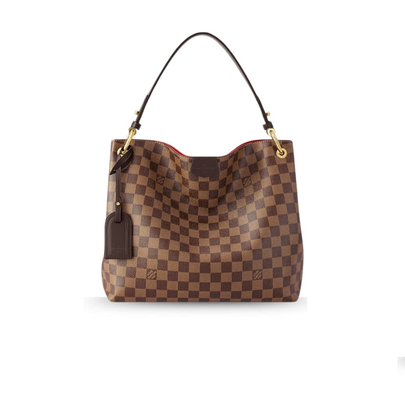 Louis Vuitton Graceful PM Damier Ebene For Women 35 Cm/ 13.8 In N44044