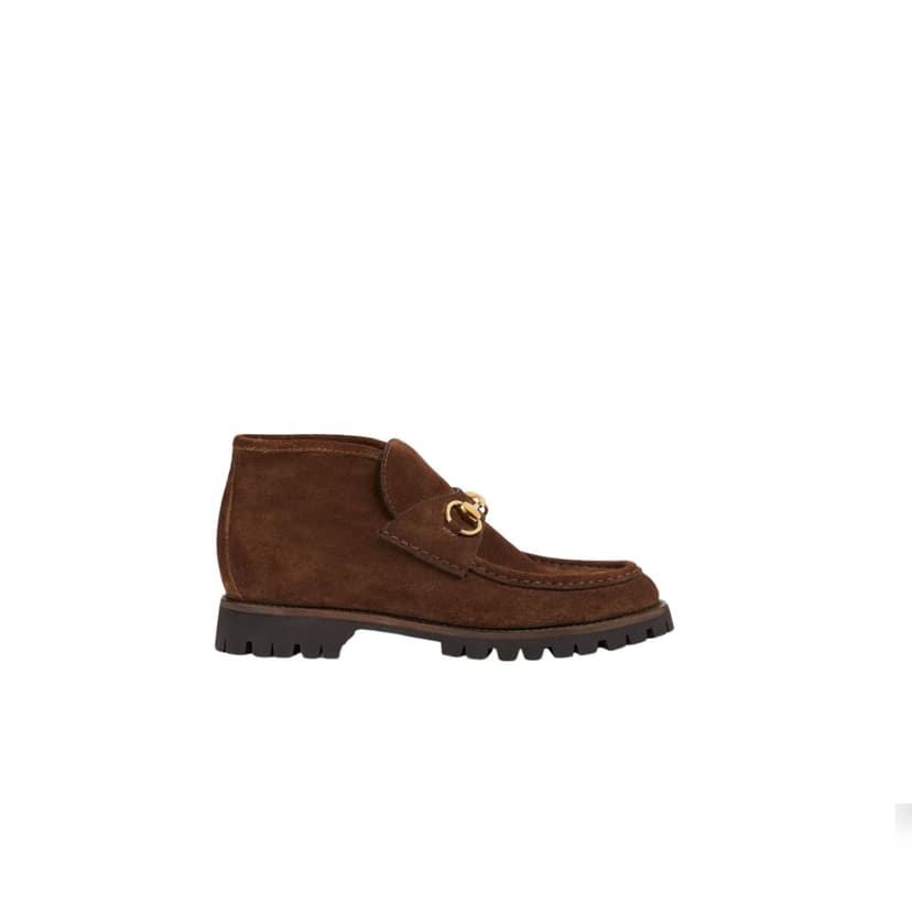 Gucci Horsebit Ankle Boots Brown For Women - 764206 0PV00 2206
