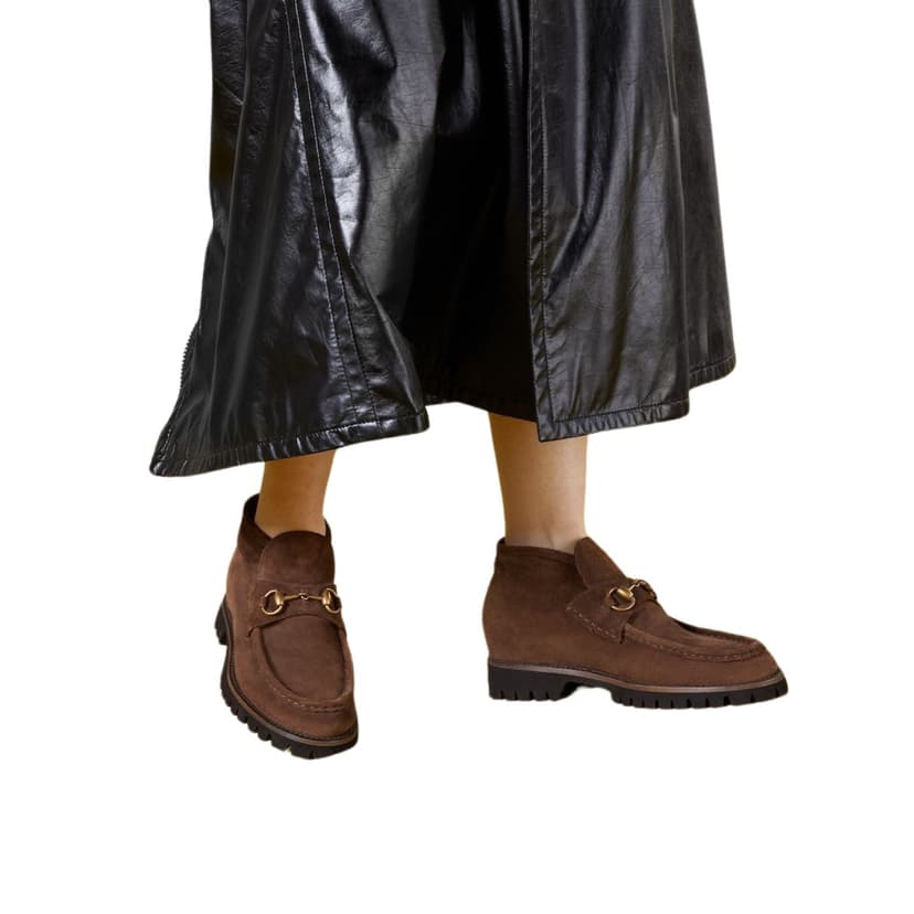 Gucci Horsebit Ankle Boots Brown For Women - 764206 0PV00 2206