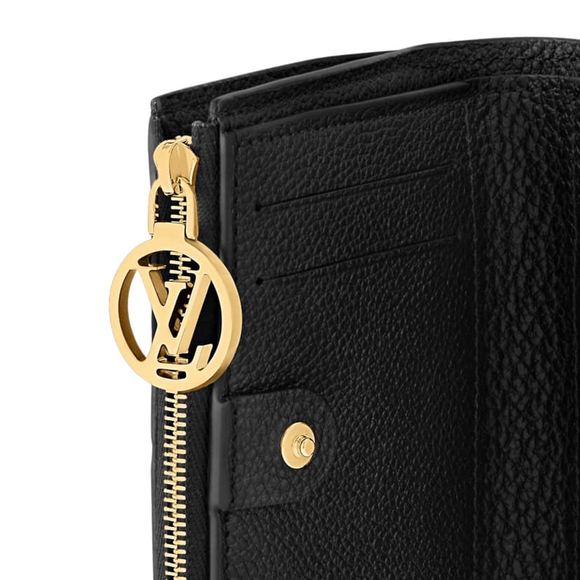 Louis Vuitton Lisa Wallet Black For Women 8.8cm/3.5in - M83365