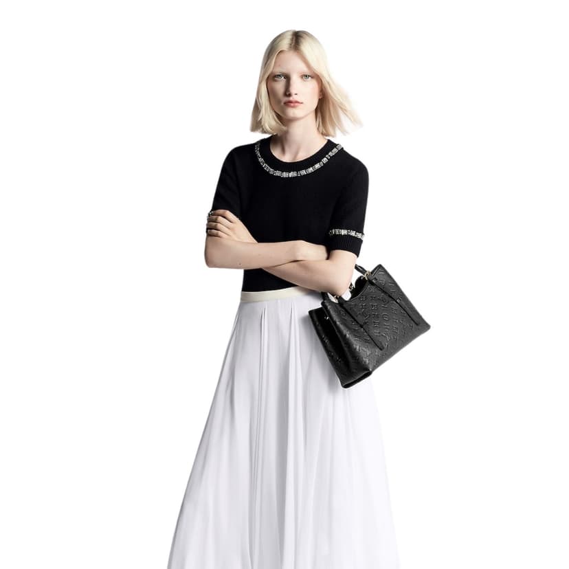 Louis Vuitton Babylone Tote PM Black For Women 31cm/12.2in - M11393