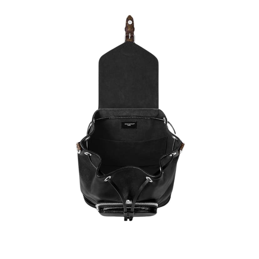 Louis Vuitton Montsouris PM Black For Women 28cm/11in - M12587