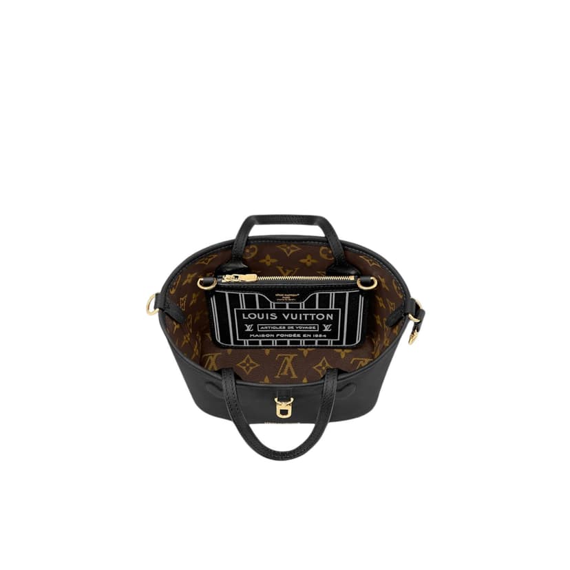 Louis Vuitton Neverfull Bandoulière Inside Out BB Black For Women 24cm/9.4in - M12099