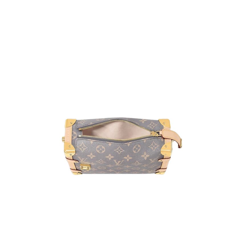 [True-to-ORIGINAL] Louis Vuitton Side Trunk MM Trianon Grey For Women 21cm/8.3in - M12428