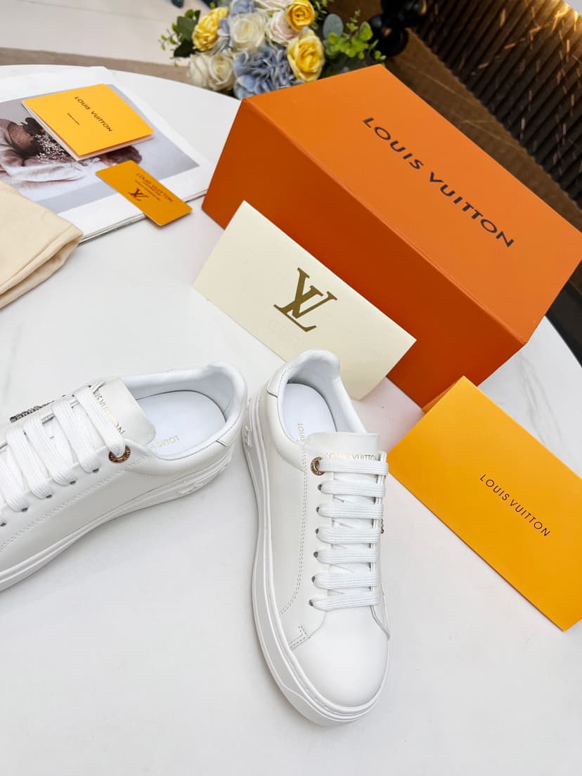 Louis Vuitton Women's Time Out Sneaker Sliver For Women LV 1A9Q2G