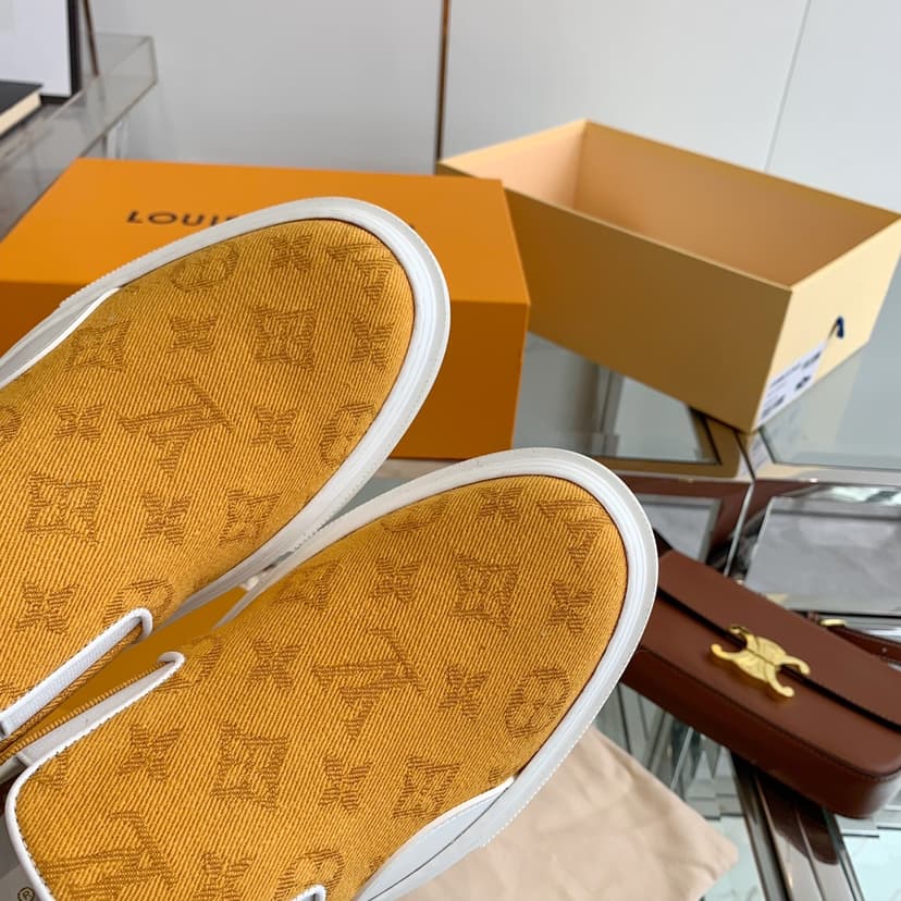 Louis Vuitton Women's Trocadero Slip On Orange For Women LV