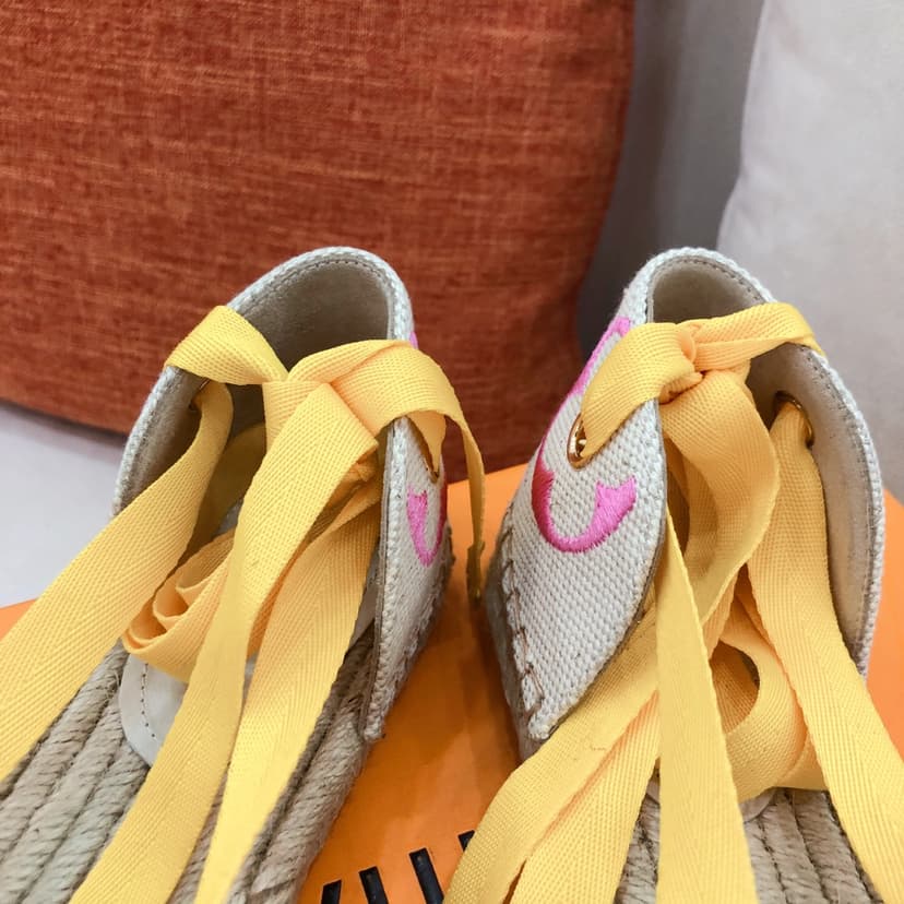 Louis Vuitton Women's Starboard Flat Espadrille Pink For Women LV