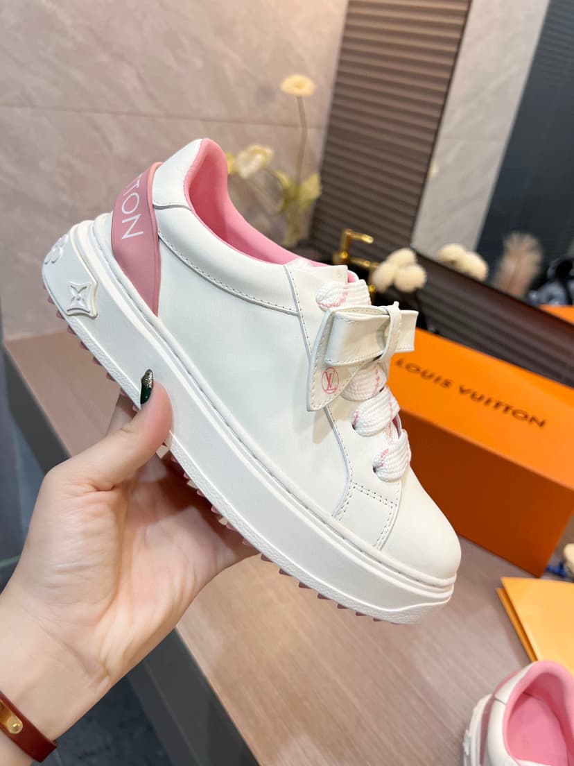 Louis Vuitton Women's Time Out Sneaker Pink For Women LV