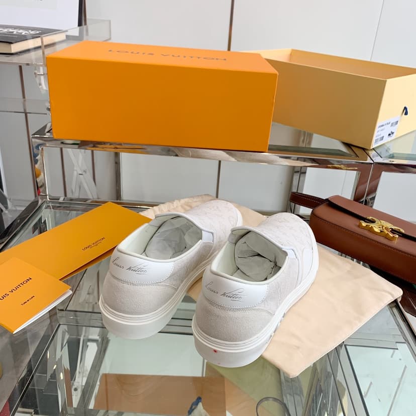 Louis Vuitton Women's Trocadero Slip On White For Women LV