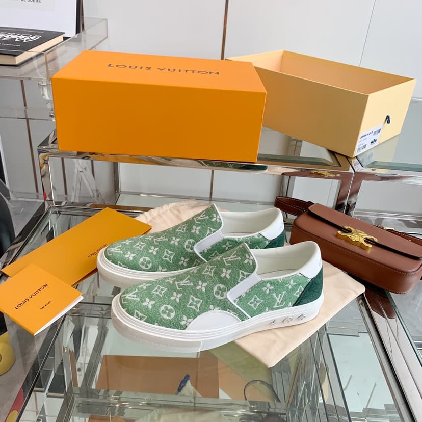 Louis Vuitton Women's Trocadero Slip On Green For Women LV
