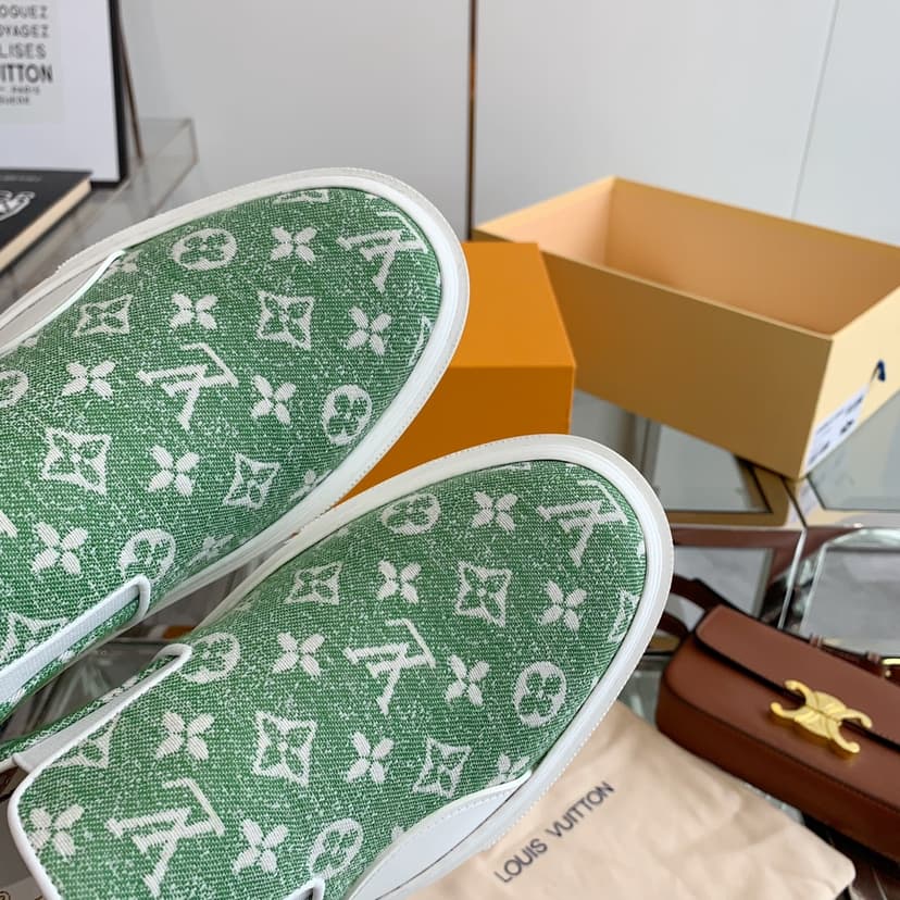 Louis Vuitton Women's Trocadero Slip On Green For Women LV