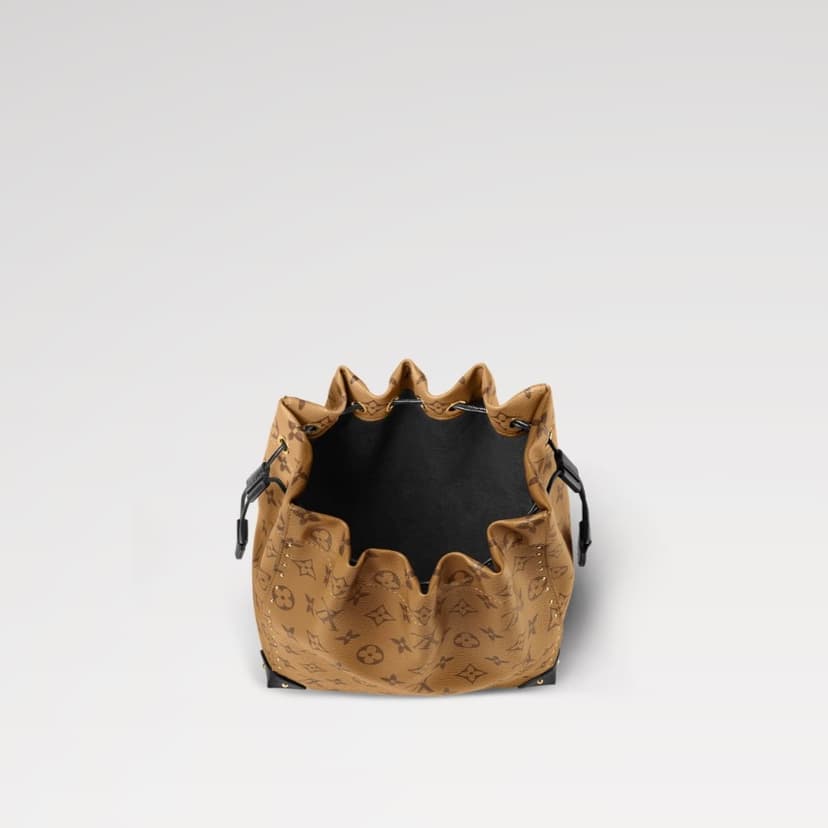 Louis Vuitton Noé Trunk PM Handbag Monogram Reverse Brown For Women 9.1in/23cm M13324