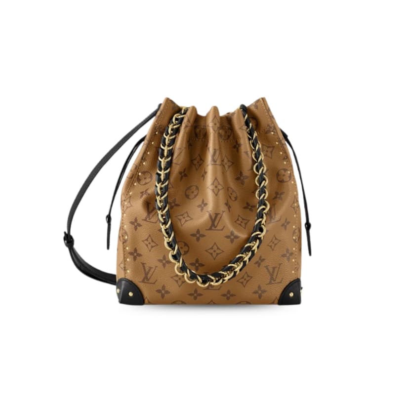 Louis Vuitton Noé Trunk PM Handbag Monogram Reverse Brown For Women 9.1in/23cm M13324