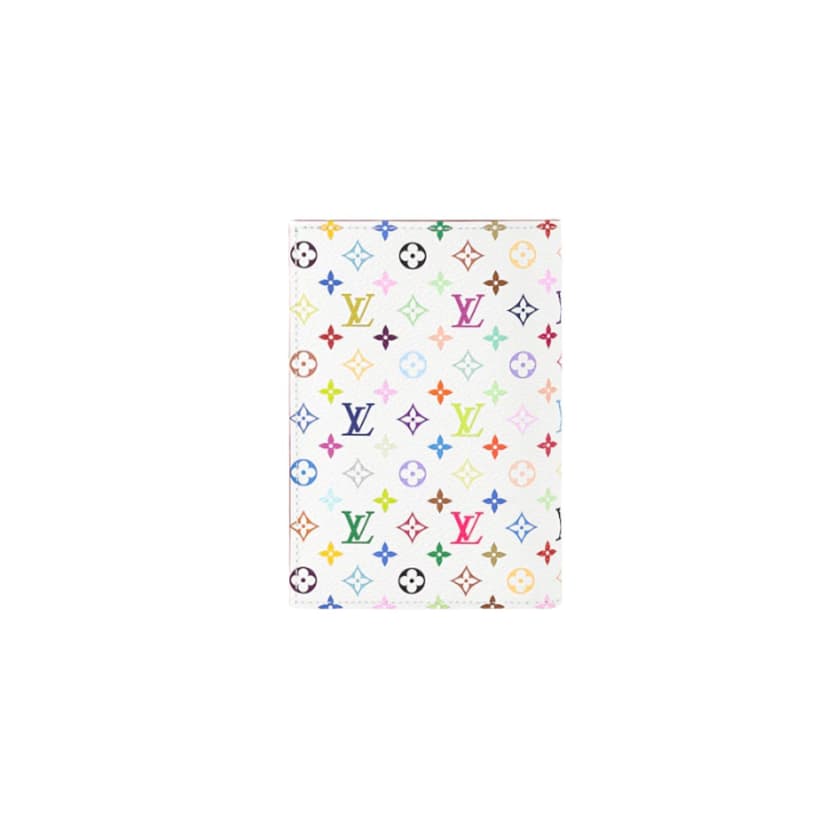 Louis Vuitton LV x TM Passport Cover Multicolore Blanc Wallet For Women 10cm/3.9in - M14178