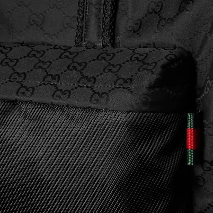 Gucci Large GG Tote Bag Black For Men 15in/38cm ‎‎818962 FAEEE 1062