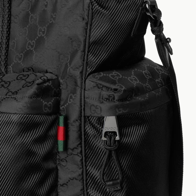 Gucci Large GG Tote Bag Black For Men 15in/38cm ‎‎818962 FAEEE 1062