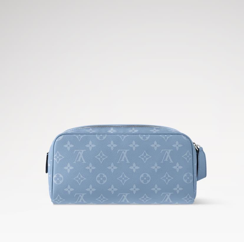 Louis Vuitton Dopp Kit Sky Blue For Men 11in/28cm M14125