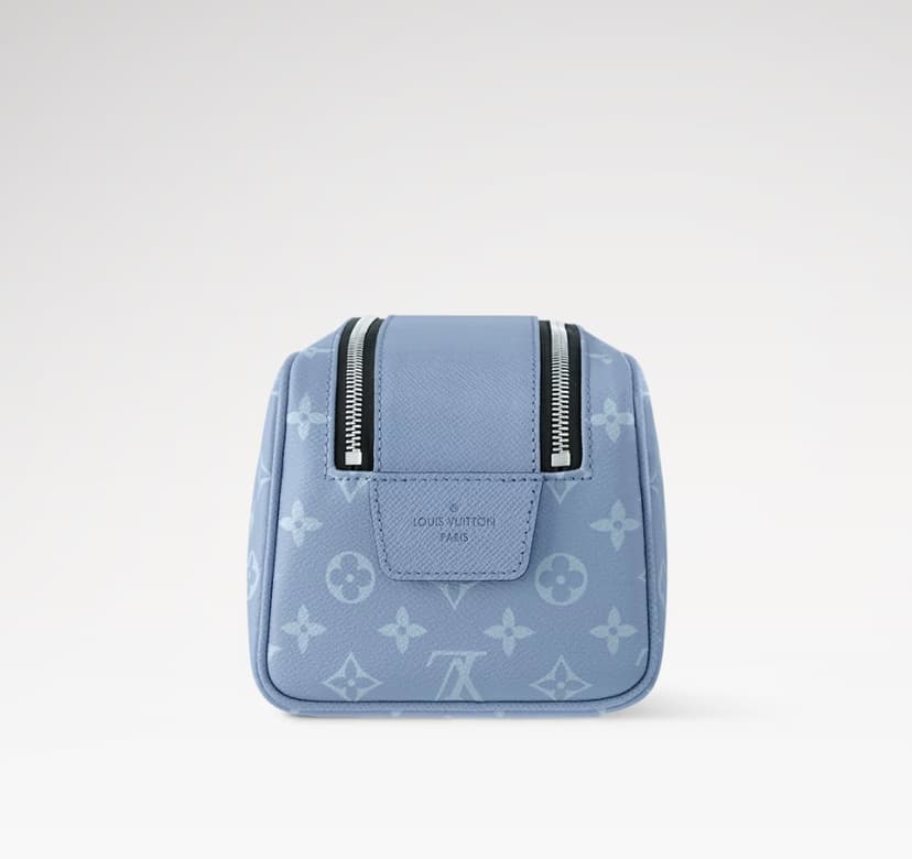Louis Vuitton Dopp Kit Sky Blue For Men 11in/28cm M14125
