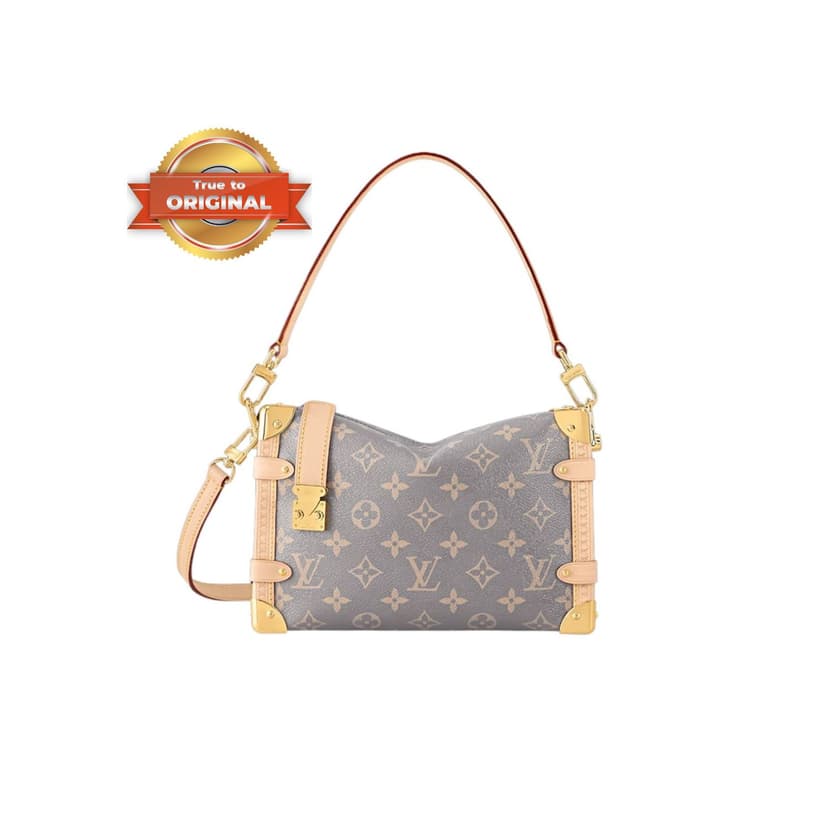 [True-to-ORIGINAL] Louis Vuitton Side Trunk MM Trianon Grey For Women 21cm/8.3in - M12428