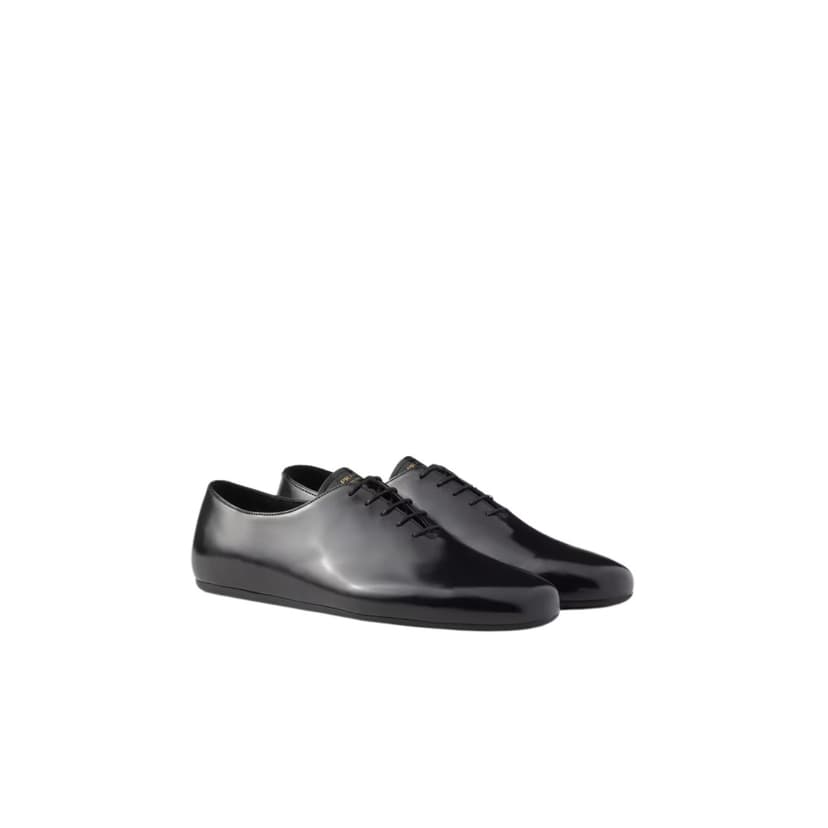 Prada Brushed Lace-ups Black For Men - 2EG448_055_F0002_F_G002