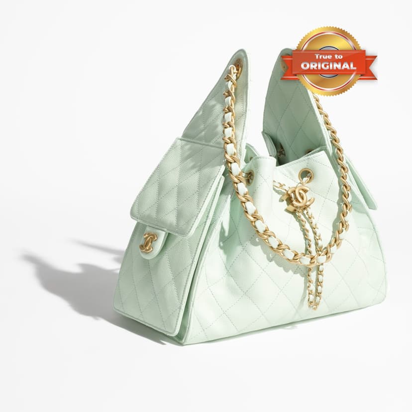 [True-to-ORIGINAL] Chanel 25 Small Handbag  Light Green For Women 10.2in/26cm AS5293-B20304-NAGER