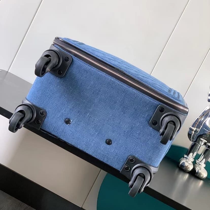 Chanel Classic Suitcase Blue For Women 19.7in/50cm