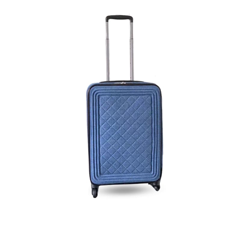Chanel Classic Suitcase Blue For Women 19.7in/50cm