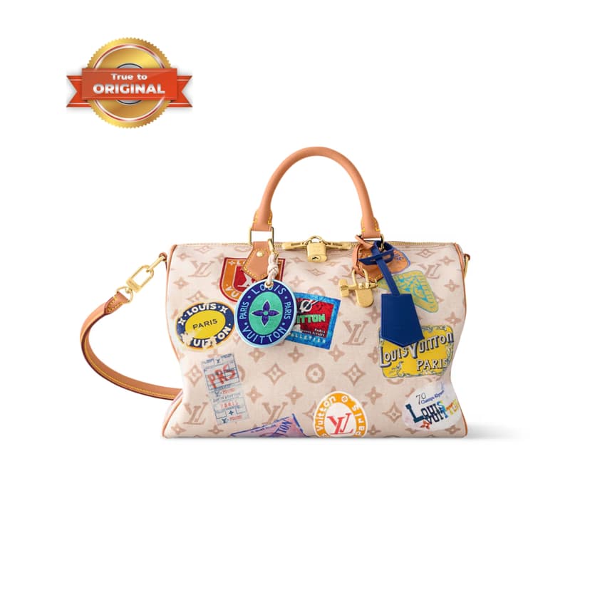 [True-to-ORIGINAL] Louis Vuitton Speedy Soft 30 Monogram Dune For Women 30cm/11.8in M14587