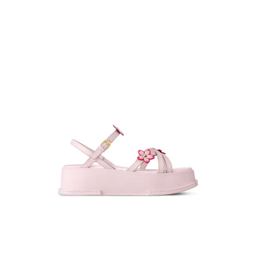 Louis Vuitton LV x TM Maya Platform Sandal Light Pink For Women - 1AGWO2