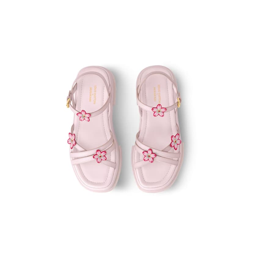 Louis Vuitton LV x TM Maya Platform Sandal Light Pink For Women - 1AGWO2