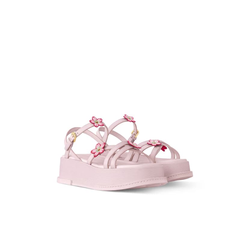 Louis Vuitton LV x TM Maya Platform Sandal Light Pink For Women - 1AGWO2