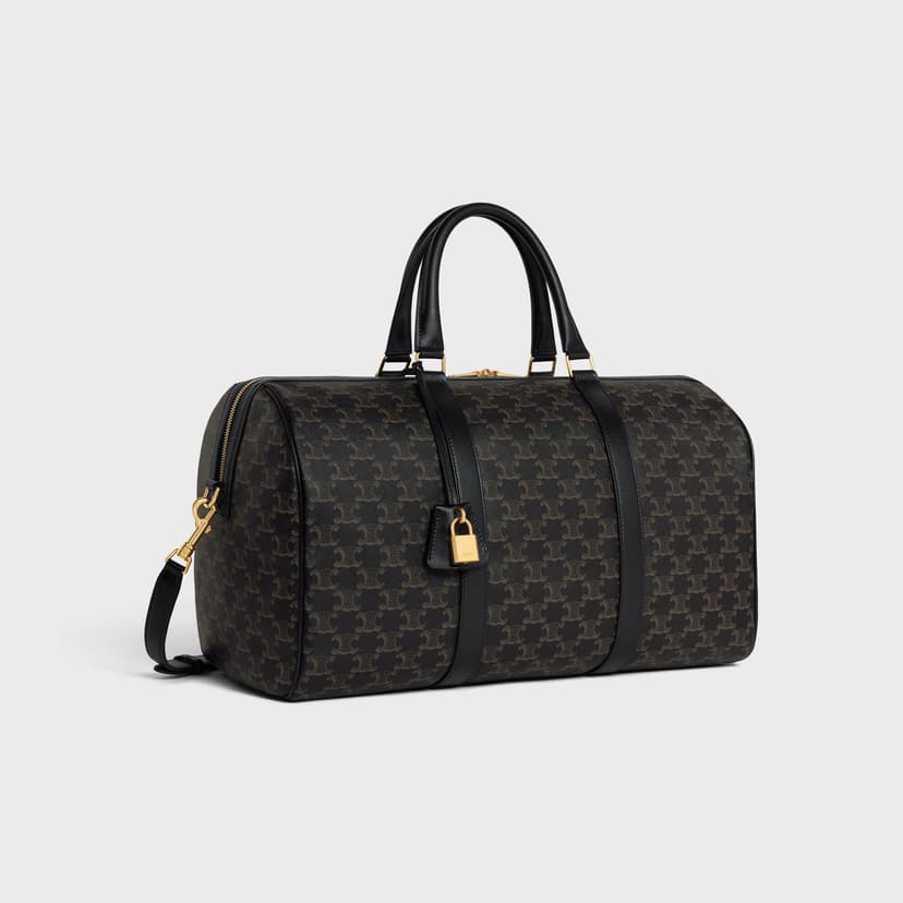 Celine Medium Travel Bag Black For Men 17.7in/45cm 190662CHI.38NO