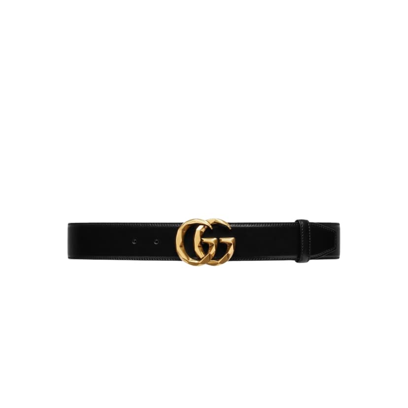 Gucci GG Marmont Wide Belt 40mm Black For Men 795526 0AAAR 1000