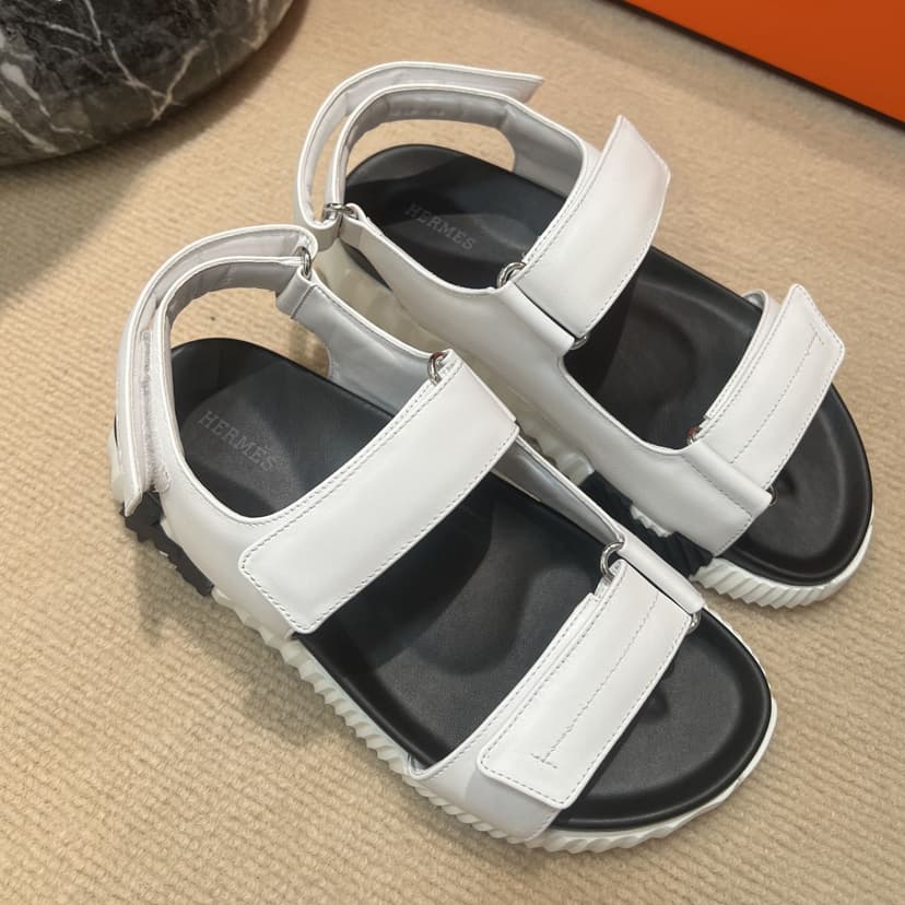 Hermes Junior Sandal Blanc For Men - H251988ZH90390