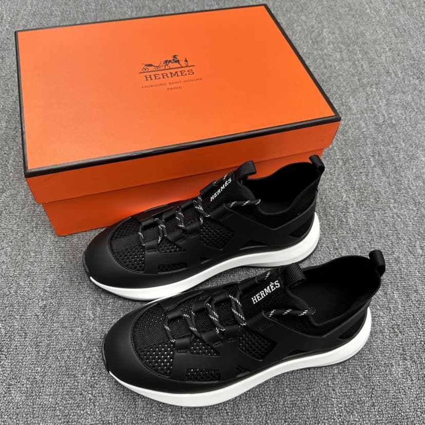 Hermes Katana Sneaker Black For Men