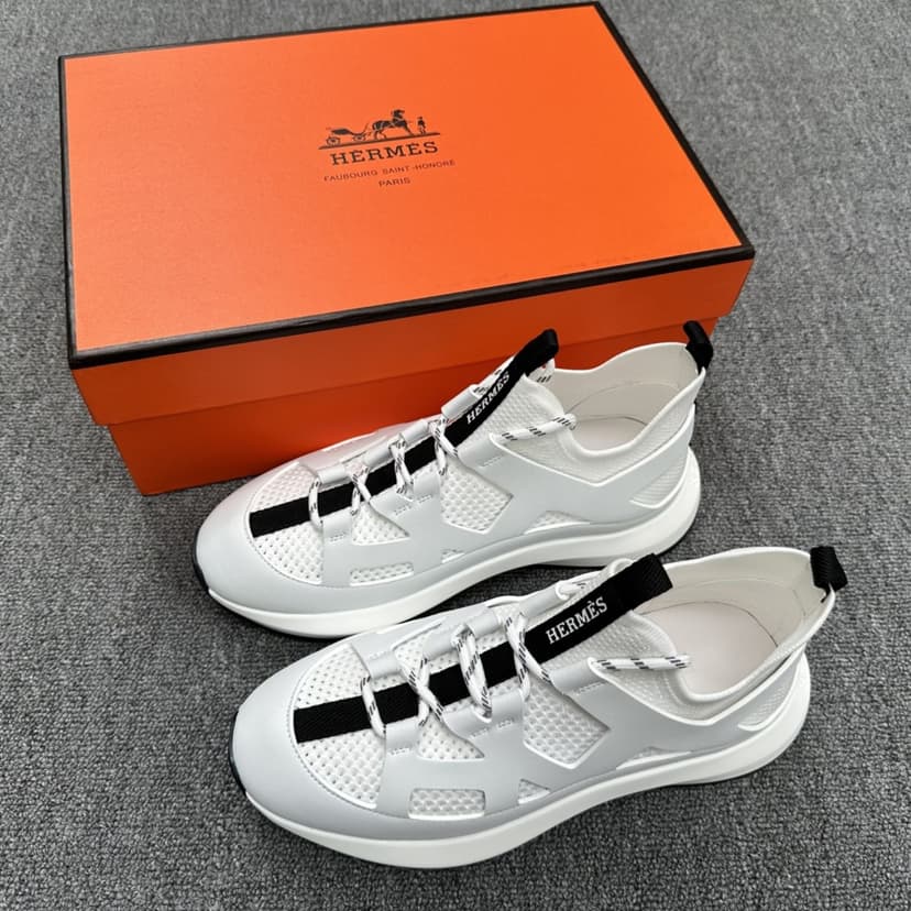 Hermes Katana Sneaker Blanc For Men - H251981ZH90400