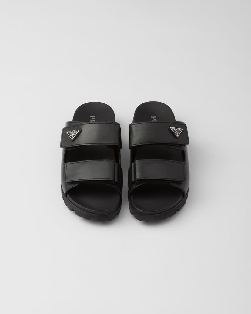 Prada Strap Slides Black For Men - 2X3129_3LEM_F0002_F_G000