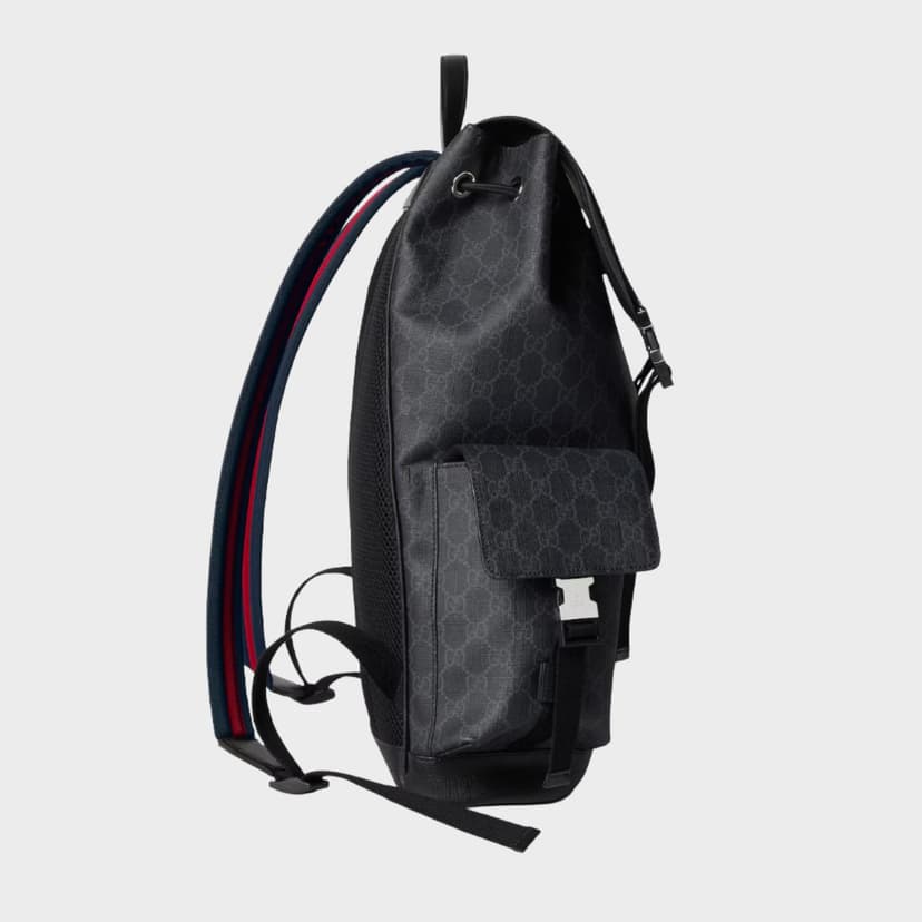 Gucci Large Backpack Black For Men 45cm/18.1in - 792080 FADJQ 1185