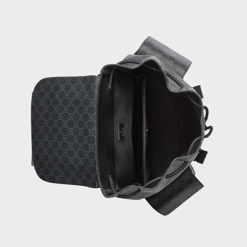 Gucci Large Backpack Black For Men 45cm/18.1in - 792080 FADJQ 1185