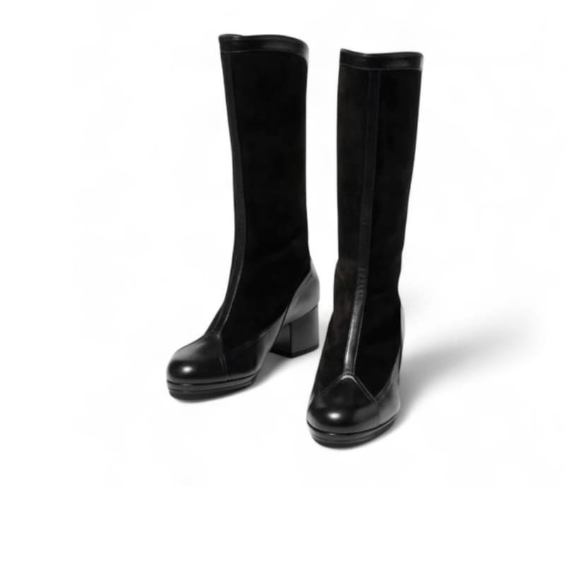 Chanel High Boots Black For Women G46591-B21102-94305