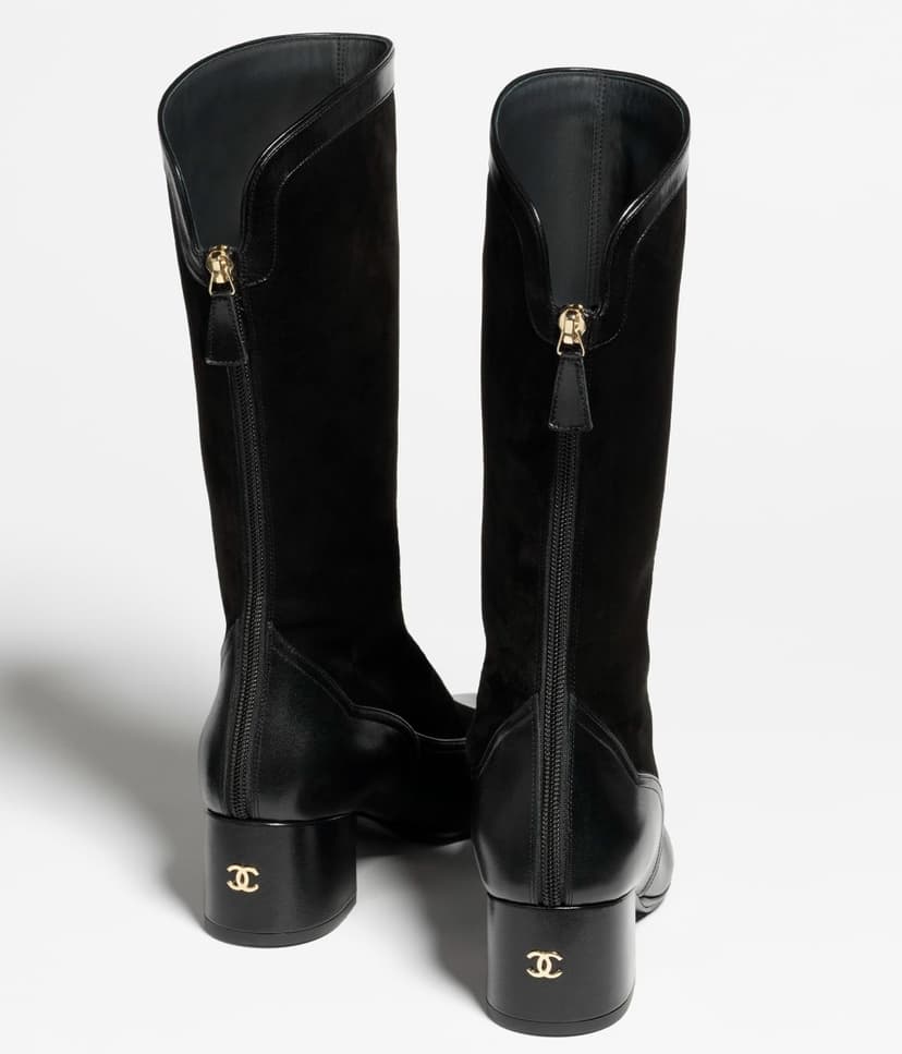 Chanel High Boots Black For Women G46591-B21102-94305
