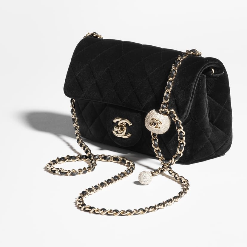 [True-to-ORIGINAL] Chanel Mini Flap Bag Black For Women 7.9in/20cm AS1787-B20826-94305