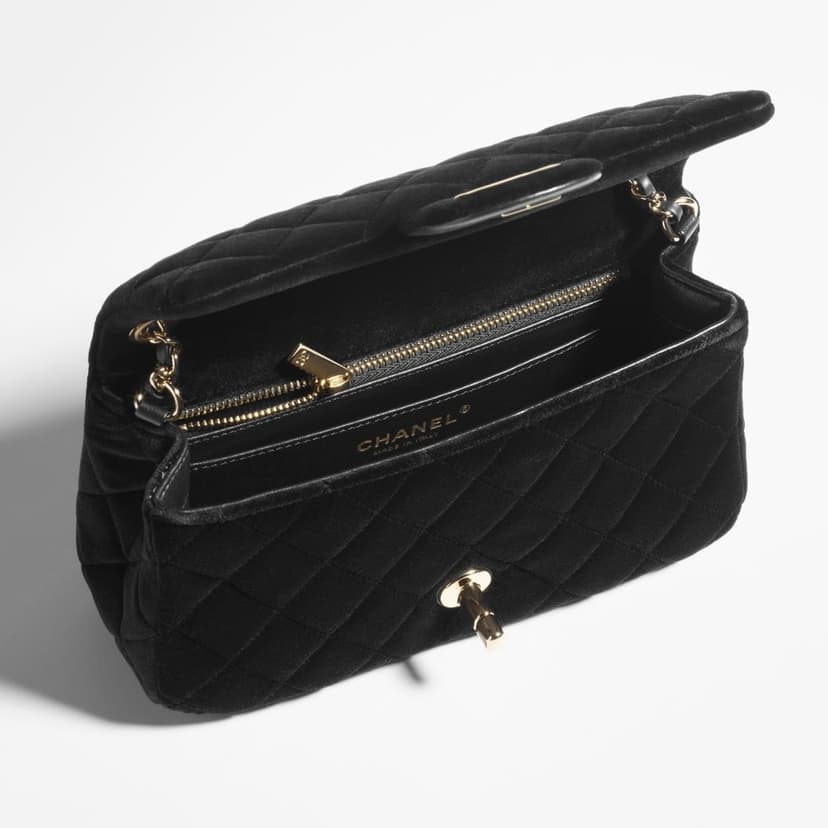 [True-to-ORIGINAL] Chanel Mini Flap Bag Black For Women 7.9in/20cm AS1787-B20826-94305