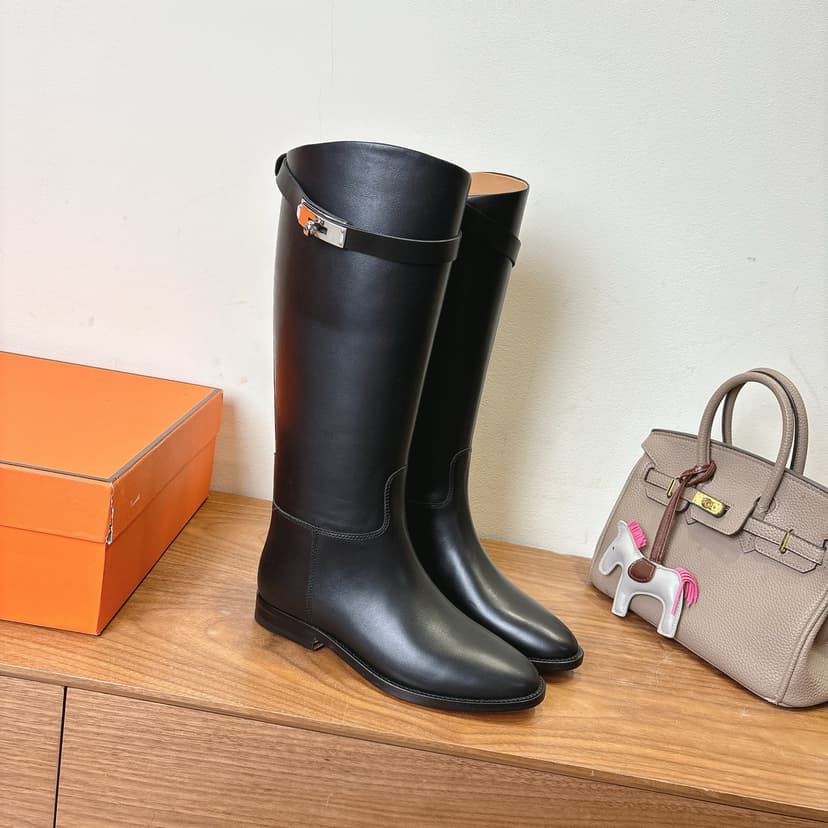 Hermes Jumping Boot Black For Women H042138Z 01400