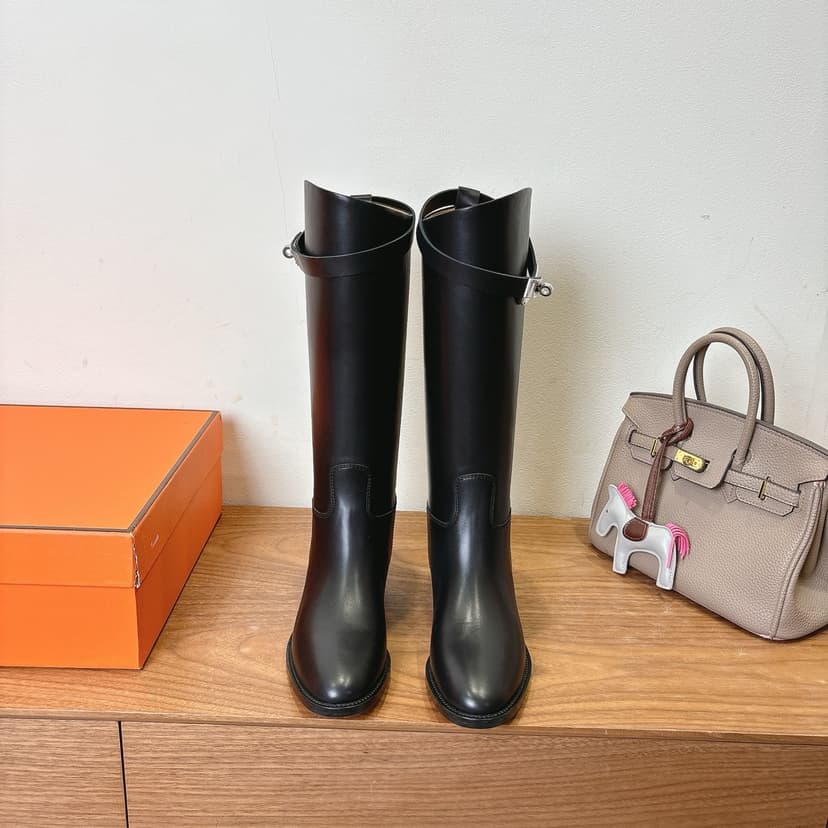 Hermes Jumping Boot Black For Women H042138Z 01400