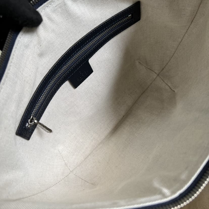 Gucci Ophidia GG Small Shoulder Bag Beige And Blue 598125 2ZGMN 4076