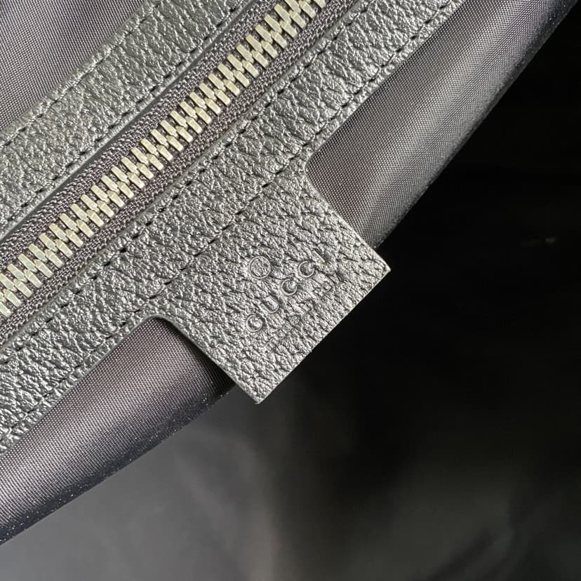 Gucci Off The Grid Duffle Bag Black GG Nylon 658632 H9HVN 1000